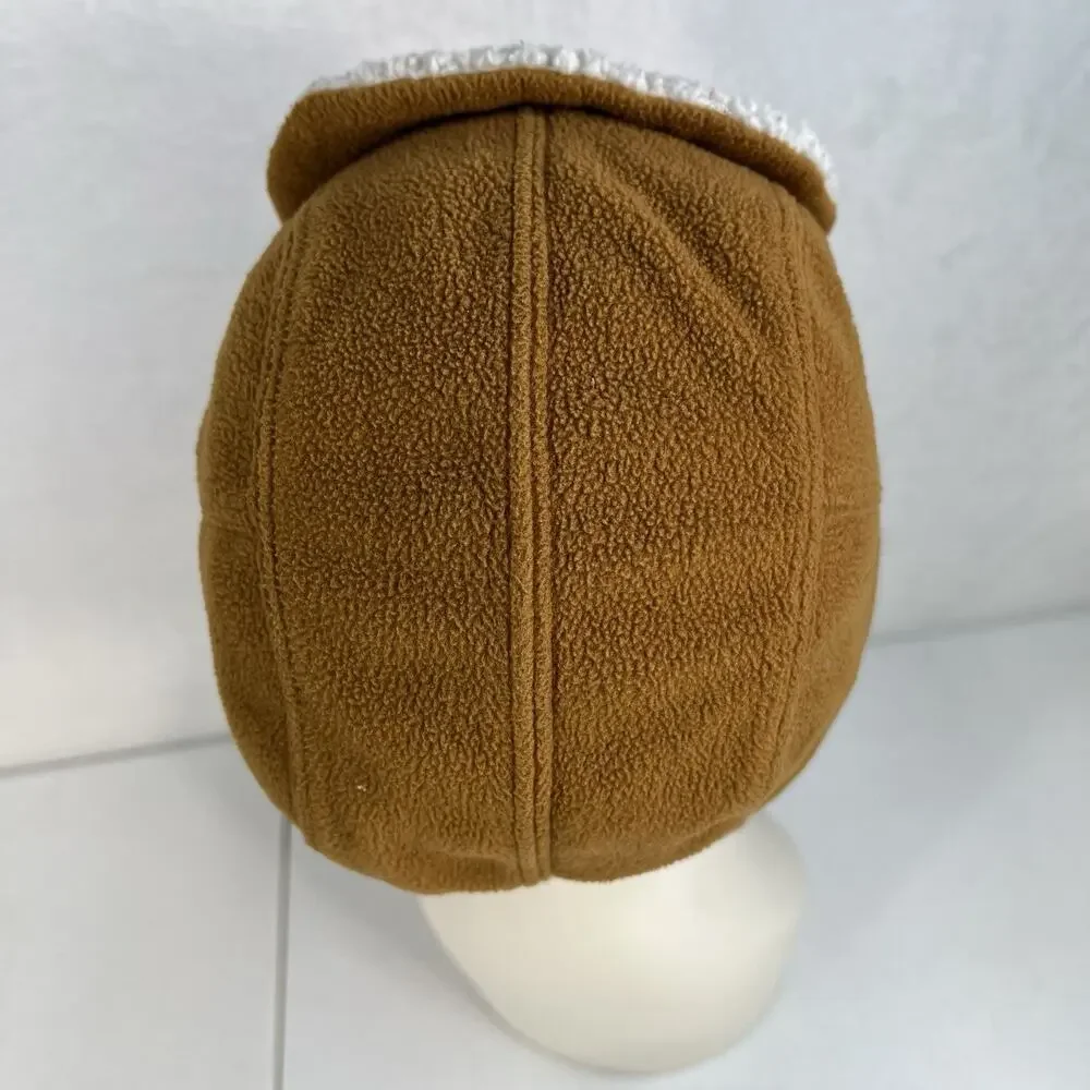 Carhartt Hat Infant Toddler Brown Faux Fleece-Lined Ear Flap Child's Trapper Hat